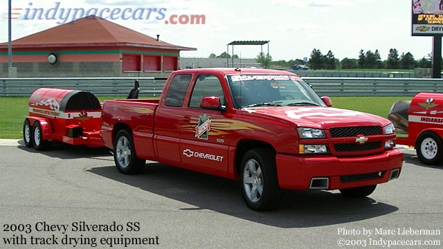 Silverado SS with track drying equipment